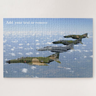 Puzzle Increíble foto de jets de combate Phantom en forma