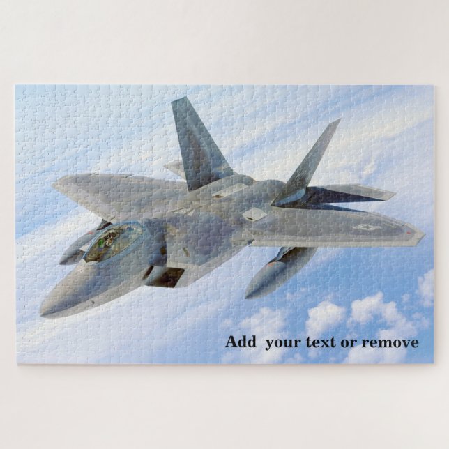 Puzzle Increíble fotografía del avión de combate F-22 Rap (Horizontal)