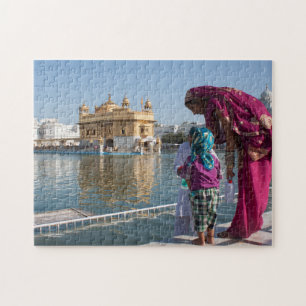 Puzzle India Amritsar Templo Dorado.