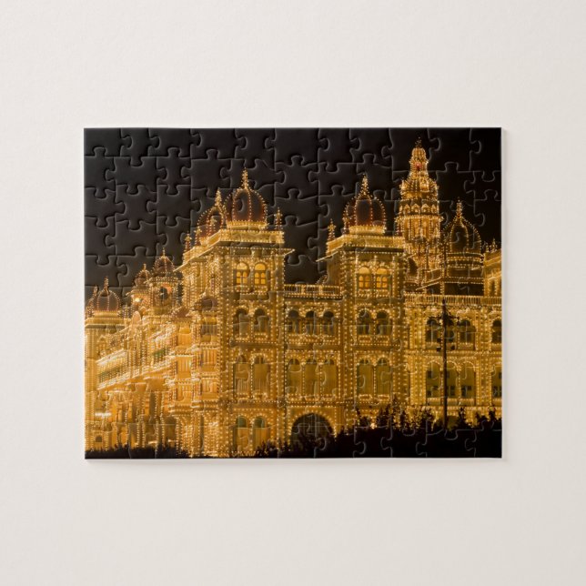 Puzzle INDIA, Karnataka, Mysore : Palacio del Majaraja (b (Horizontal)