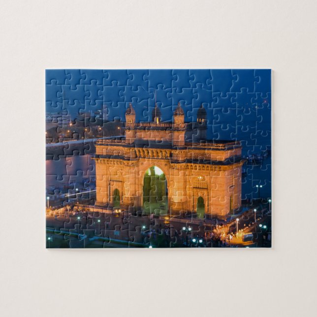 Puzzle INDIA, Mumbai (Bombay): Puerta de la India / (Horizontal)