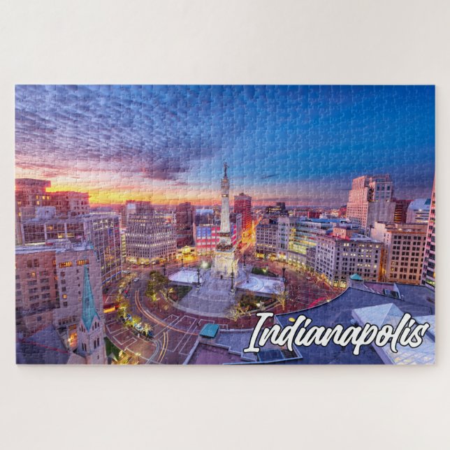 Puzzle Indianápolis, Indiana, EE. UU. (Horizontal)