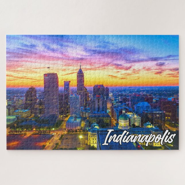 Puzzle Indianápolis, Indiana (Estados Unidos) (Horizontal)