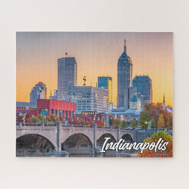 Puzzle Indianápolis, Indiana (Estados Unidos) (Horizontal)