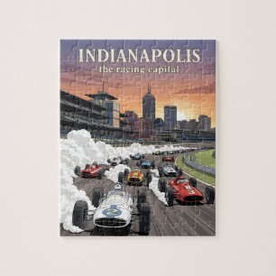 Puzzle Indianápolis, la capital mundial de las carreras