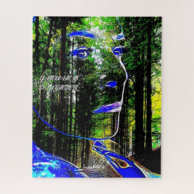 Puzzle Indigo Candy 01 (Vertical)