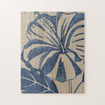 Puzzle Indigo Hibiscus<br><div class="desc">Floral</div>