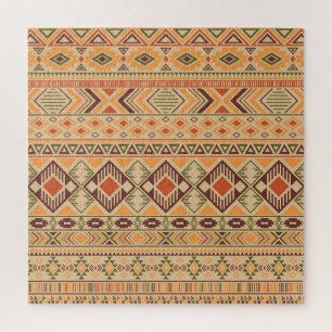 Puzzle Indio peruano: La tribal geométrica no tiene probl