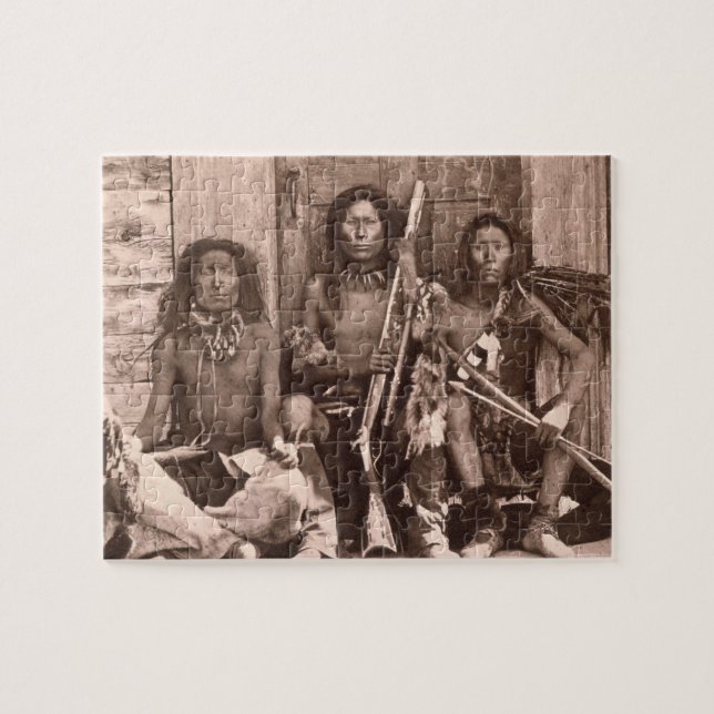 Puzzle Indios de Spokane, 1861 (foto de b/w) (Horizontal)