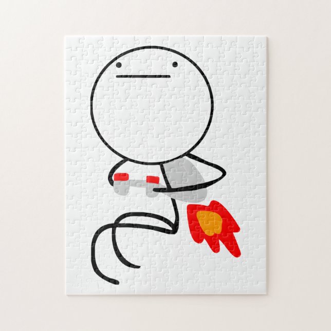 Puzzle Individuo del paquete del jet (Vertical)