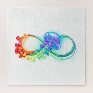 Puzzle Infinidad con las medusas del arcoiris
