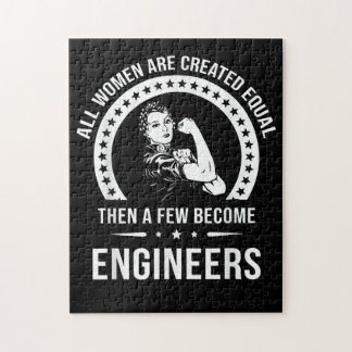 Puzzle Ingeniera divertida para todas las mujeres es crea