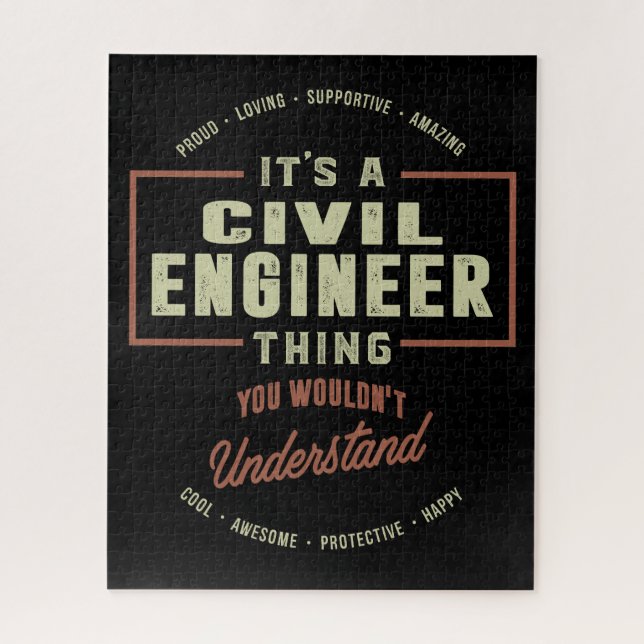 Puzzle Ingeniero Civil (Vertical)