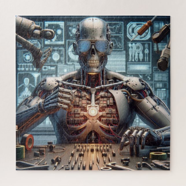 Puzzle Ingeniero de robots (Vertical)