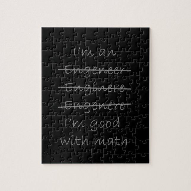 Puzzle Ingeniero divertido (Vertical)