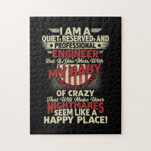 Puzzle Ingeniero Profesional de Arte (Vertical)