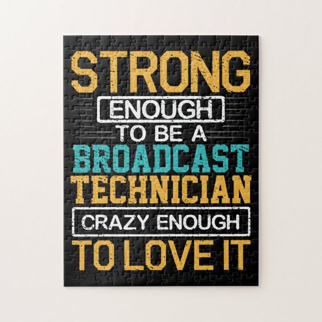 Puzzle Ingeniero Suficientemente Loco Como Para Ser Técni (Vertical)