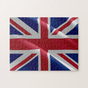 Puzzle Inglaterra - Bandera ondeando Reino Unido -