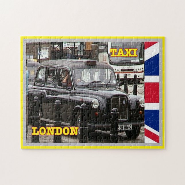 Puzzle Inglaterra - Londres - Taxi negro - (Horizontal)