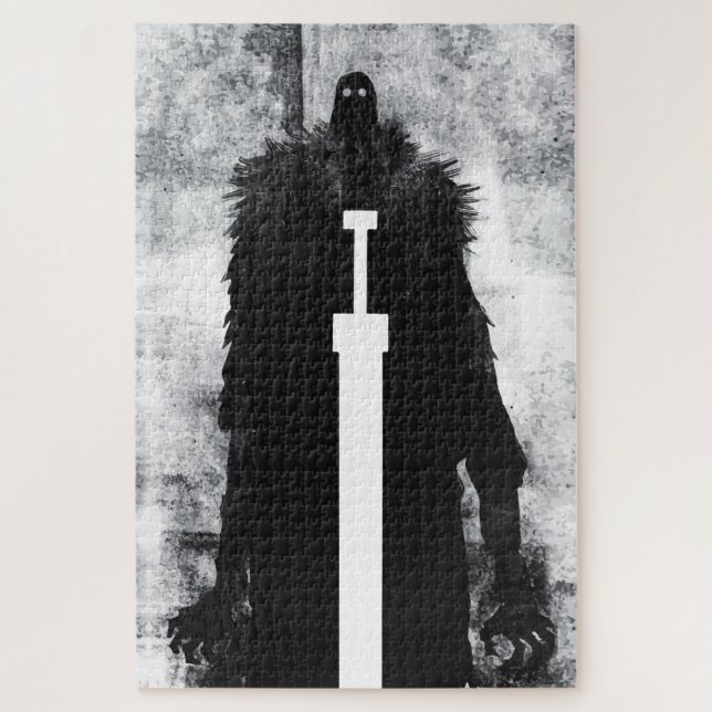 Puzzle Ink Talking Fantasy V02 Un caballero del infierno (Vertical)