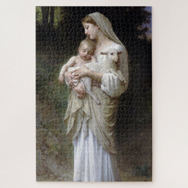 Puzzle Inocencia (Madonna y niño), Bouguereau (Vertical)