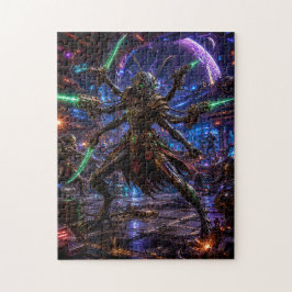 Puzzle Insectoid Space Pirate — Six-Armed Combatant