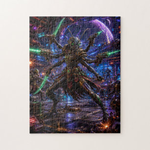 Puzzle Insectoid Space Pirate — Six-Armed Combatant