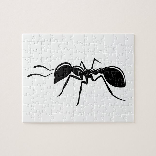 Puzzle Insectos para dibujar hormiga (Horizontal)