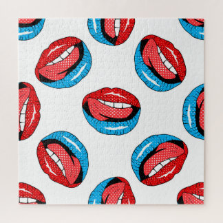 Puzzle Insignias para parches de personalizado: Pop retro