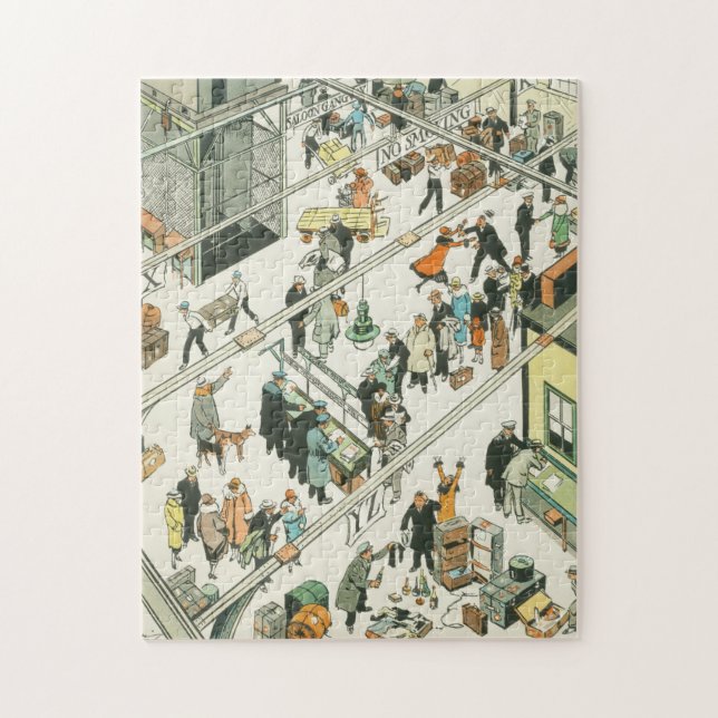 Puzzle Inspección de personalizados, personalizado gracio (Vertical)