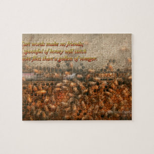 Puzzle Inspiración - colmenar - abeja - éxito dulce