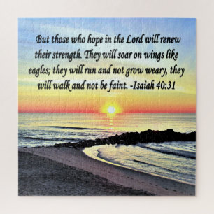 PUZZLE INSPIRACIÓN DE ISAIAH 40:31