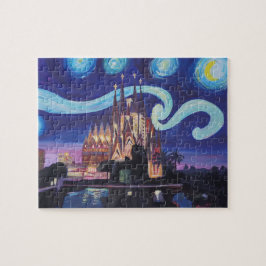 Puzzle Inspiración en la Sagrada Familia Van Gogh de Barc