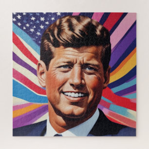 Puzzle Inspiración motivacional de JFK John F. Kennedy