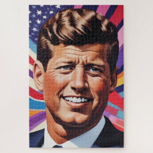 Puzzle Inspiración motivacional de JFK John F. Kennedy