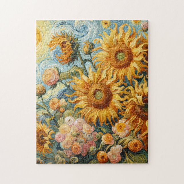 Puzzle Inspiraciones de girasol (Vertical)
