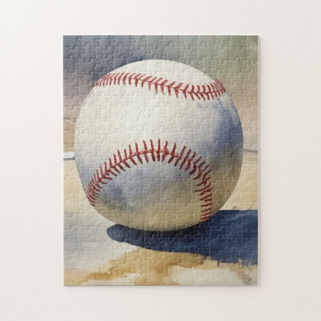 Puzzle Inspirador de béisbol (Vertical)