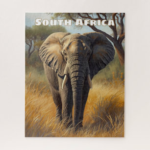 Puzzle Inspirador elefante de Sudáfrica naturaleza
