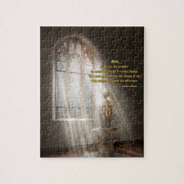 Puzzle Inspirador - Padre celestial - Oración de Sensibil (Vertical)