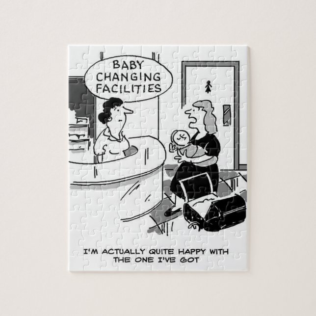 Puzzle Instalaciones para cambiar bebés en una tienda (Vertical)