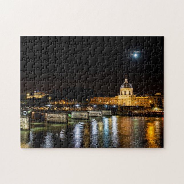 Puzzle Institut de France y Pont des Arts - París (Horizontal)