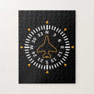 Puzzle Instrumento de vuelo de brújula para aeronaves