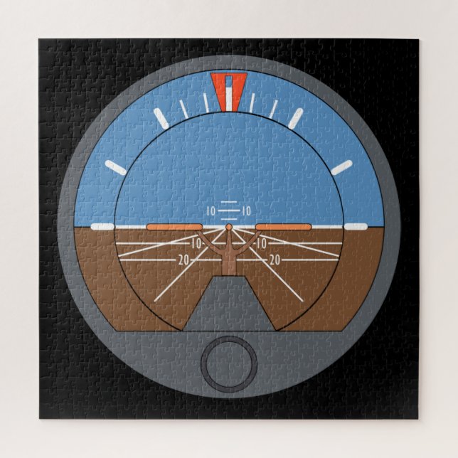 Puzzle Instrumento de vuelo de la aeronave con indicador  (Vertical)