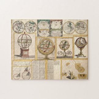 Puzzle Instrumentos Astronómicos Carta Celeste Mapa Mundi