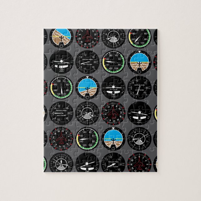 Puzzle Instrumentos de vuelo (Vertical)