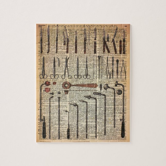 Puzzle Instrumentos médicos del vintage (Vertical)