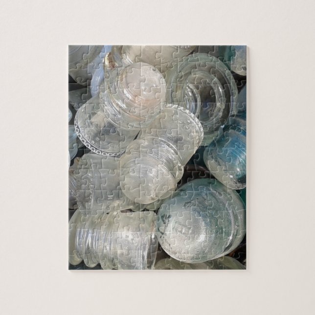 Puzzle Insuladores de vidrio de época (Vertical)