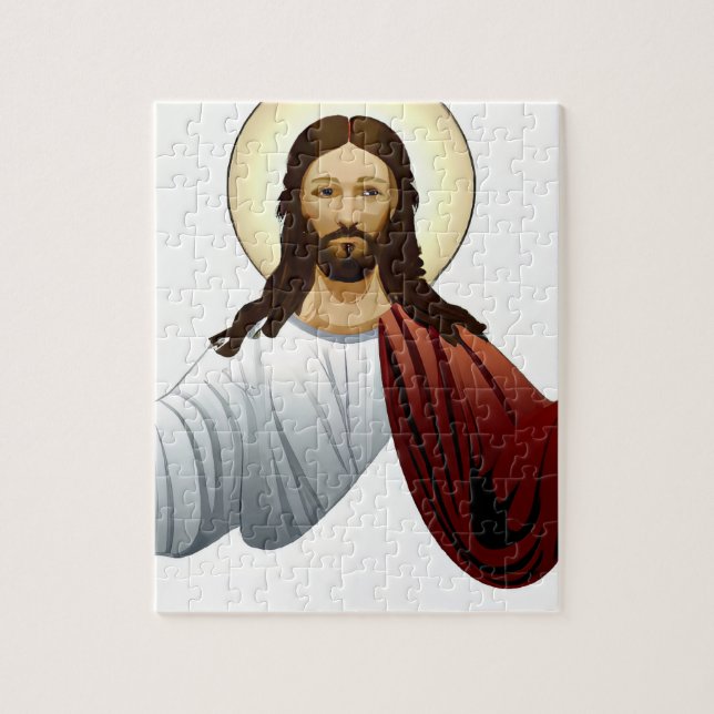 Puzzle Inteligencia Artificial Arte de Jesús con brazos a (Vertical)