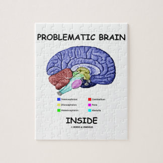 Puzzle Interior problemático del cerebro (anatomía del
