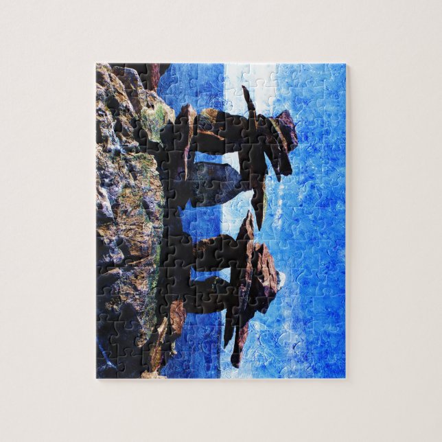 Puzzle Inukshuk (Vertical)
